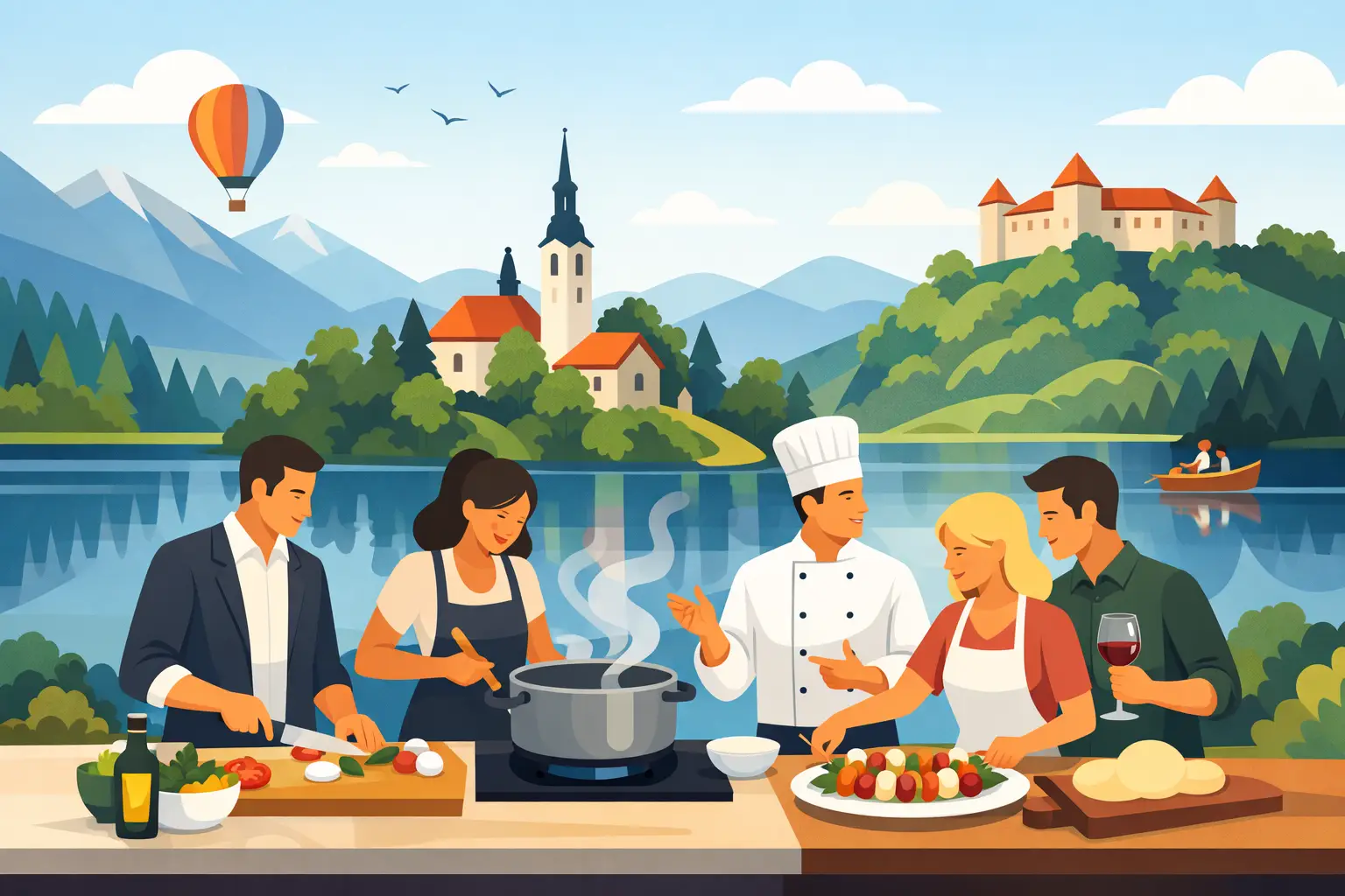 Kam na kulinarični teambuilding v Sloveniji