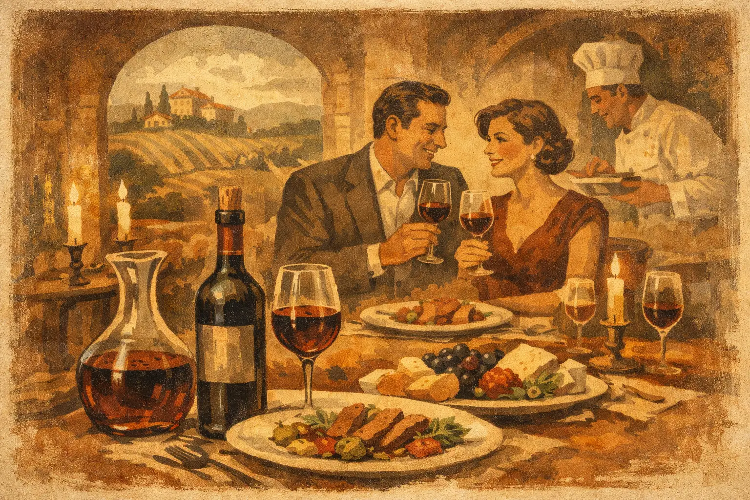 Vinska degustacija z večerjo v pravi obliki